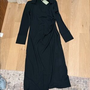 H&M Black Long Sleeve Dress